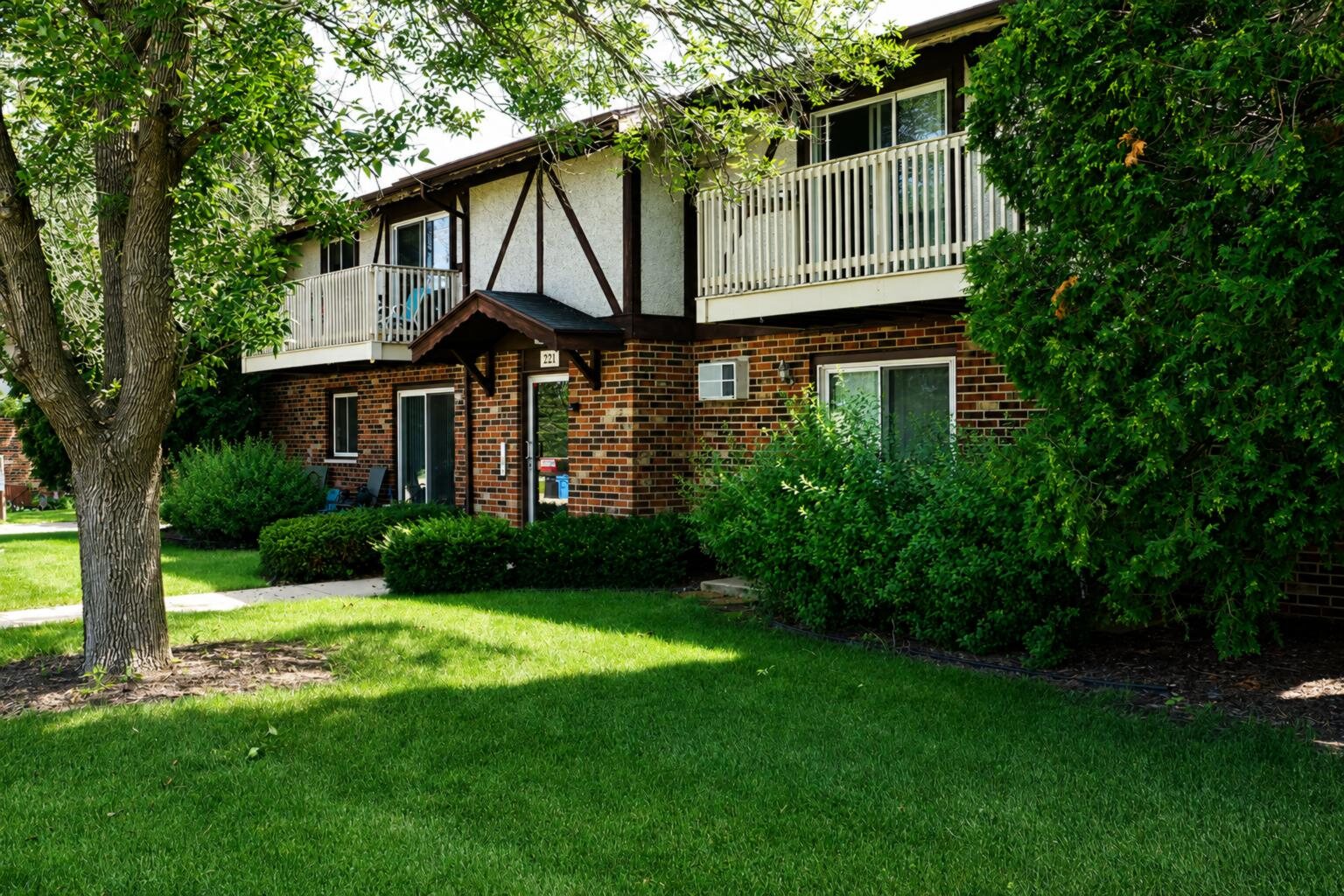 The Trail apartment building on Walnut Street in Oregon, Wisconsin